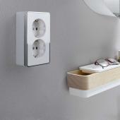 Розетка двойная с заземлением Werkel Gallant белый W5072101 4690389164644