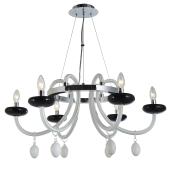 Подвесная люстра Luce Solara Gordeo SP 014/6S (Cromo/Negro)