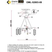 Подвесная люстра Omnilux Cavriglia OML-52803-08