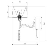 Бра Favourite Lyra 2968-1W