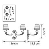 Бра Ideal Lux Kronplatz AP2