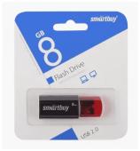 UFD 2.0 Smartbuy 008GB Click Black-Red (SB8GBCl-K)