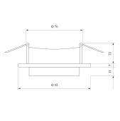 Встраиваемый светильник Elektrostandard 116 MR16 белый 4690389175244