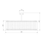 Подвесная люстра Bogates Hollis 367/9 Smart