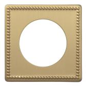 Рамка 1-постовая Varilight Jubilee Brushed Brass XEYG1S.JB