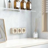 Розетка с заземлением Werkel Gallant шампань рифленый W5071010 4690389164491