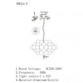 Подвесной светильник iLamp Baly 8825P/1 RGL