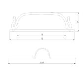 Профиль гибкий алюминиевый с экраном Elektrostandard LL-2-ALP012 4690389170522
