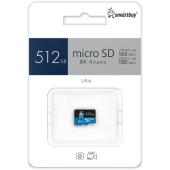 micro SDXC карта памяти Smartbuy 512GB Ultra Class 10/U3/A2/V30; R/W:165/150 MB/s (без адаптеров)