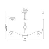 Подвесная люстра Lucia Tucci Natura 067.6 LED