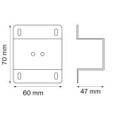 Подвес для шинопровода ЭРА TR-1PA-SW-BK Б0054480