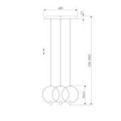 Подвесная люстра Bogates Leaf 369