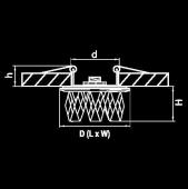 Встраиваемый светильник Lightstar Facci 004102-G9