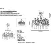 Подвесная люстра Bogates Canaria 326/10