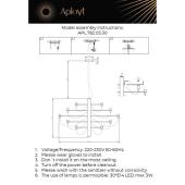 Подвесная люстра Aployt Izeult APL.782.03.30