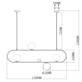 Подвесная люстра Moderli Radience V2390-P