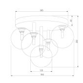 Потолочная люстра TK Lighting 758 Nilos