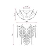 Настенный светильник Bogates Cella 377/1 Strotskis