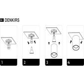Потолочный светильник Denkirs DK3040-BK