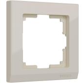 Рамка Stark на 1 пост слоновая кость WL04-Frame-01-ivory 4690389046506