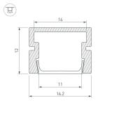 Профиль Arlight PDS-SM-3000 Anod 038815
