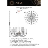 Подвесная люстра Dio DArte Elite Tavenna H 1.3.100.178 N