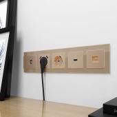 Рамка Werkel Metallic для двойной розетки глянцевый никель W0081602 4690389159077