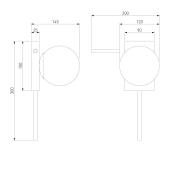 Настенный светильник Globo Jowita 54050W