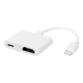 Адаптер Smartbuy 8pin (M) (lightning) - HDMI F (с питанием) (A252)/30