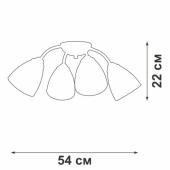 Потолочная люстра Vitaluce V3737-0/4PL