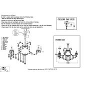 Подвесная люстра Crystal Lux Hollywood SP12 Gold