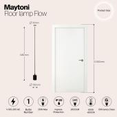 Торшер Maytoni Flow MOD147FL-L20BSK1