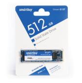 M.2 2280 SSD Smartbuy Stream E13T 512GB NVMe PCIe3x4 PS5013T 3D TLC