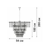 Каскадная светодиодная люстра Kink Light Асмер 07860-18A,02