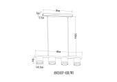 Подвесная люстра Arte Lamp Legacy A8024SP-4BK