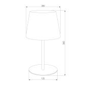 Настольная лампа TK Lighting 2936 Maja Black