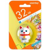 UFD 2.0 Smartbuy 032GB Wild series Котенок Белый (SB32GBCatW)