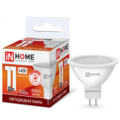 Лампа светодиодная IN HOME 11ВТ 230В GU5.3 4000К 820ЛМ LED-JCDR-VC