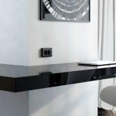 Рамка Werkel Stark для двойной розетки черный W0081808 4690389162107