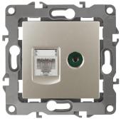 Розетка комбинированная Интернет+TV ЭРА 12 12-3110-04