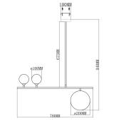 Подвесная люстра Moderli Sheman V6001-3P