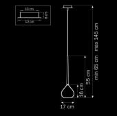 Подвесной светильник MW-Light Афродита 317010504