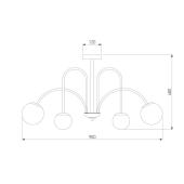 Потолочная люстра Eurosvet Alix 30177/6 хром