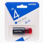 UFD 2.0 Smartbuy 004GB Click Black-Red (SB4GBCL-K)