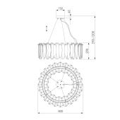 Подвесная люстра Bogates Canaria 326/10