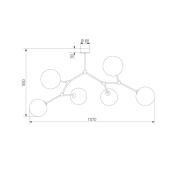 Подвесная люстра TK Lighting 10071 Fairy