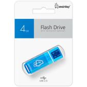 UFD 2.0 Smartbuy 004GB Glossy series Blue (SB4GBGS-B)