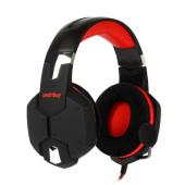 Игровая гарнитура RUSH VIPER, динамики 50мм, велюр. амбушюры, переходник для ПК, чер/крас(SBHG-2200)