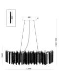 Подвесная люстра Freya Mineral FR1010PL-10G1