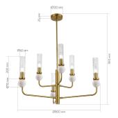 Подвесная люстра ST Luce Medea SL1244.303.06